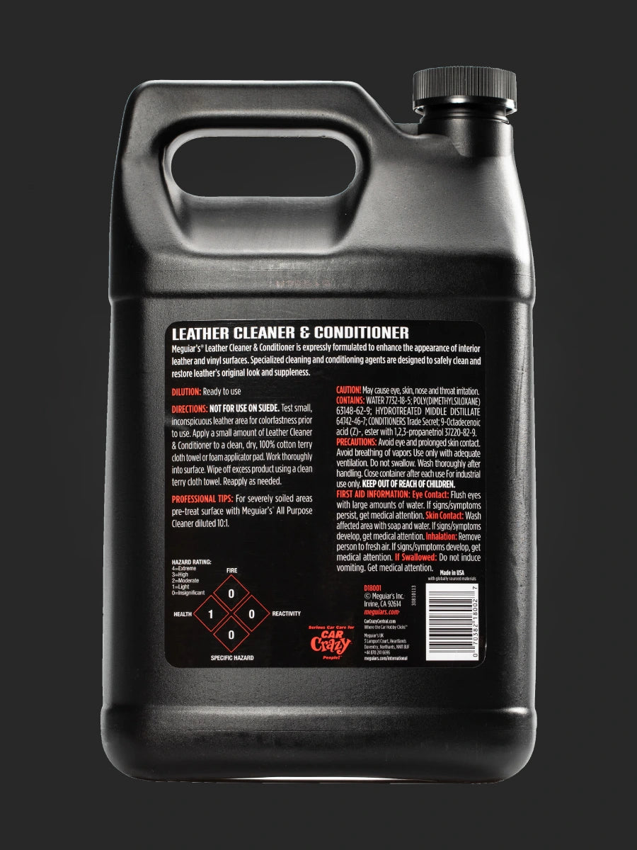 Meguiar's Leather Cleaner & Conditioner (1 Gallon / 3.78 L)-2