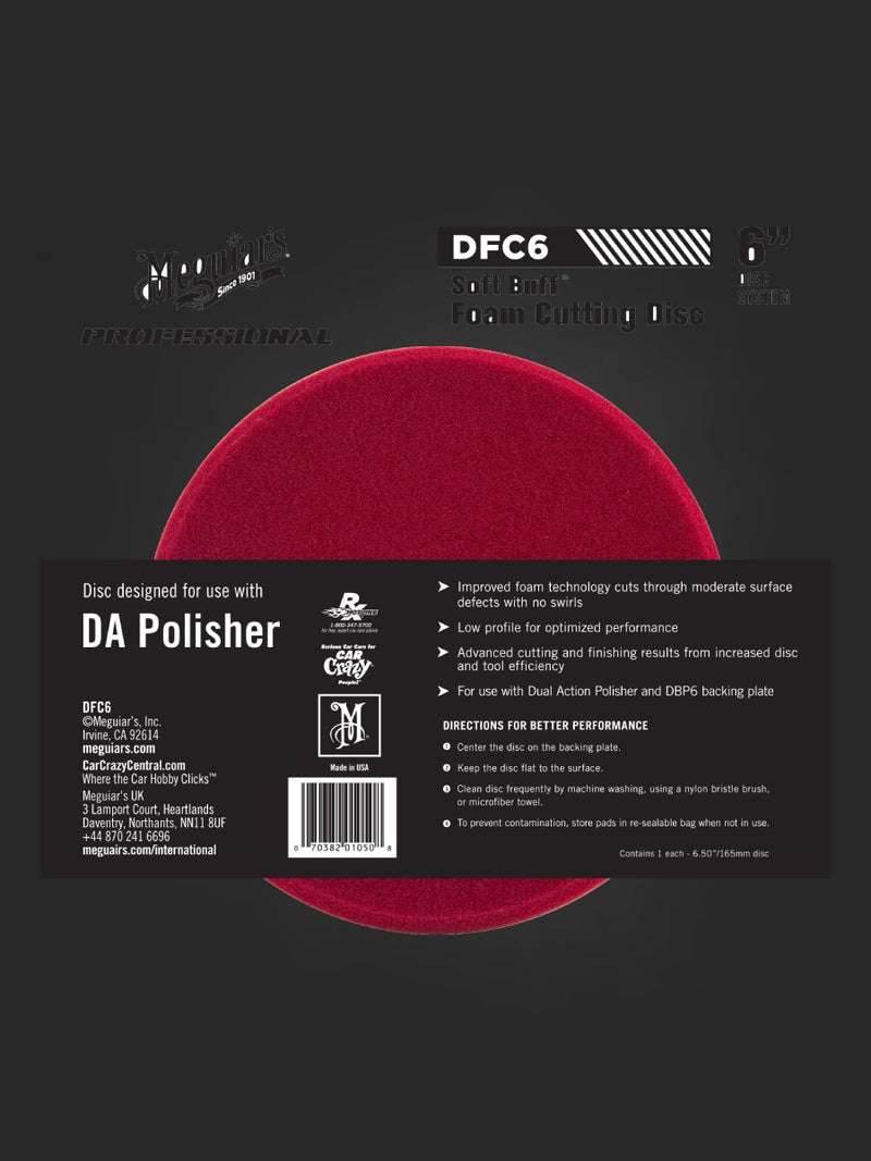 Meguiar's DA Foam Cutting Disc 6"-2