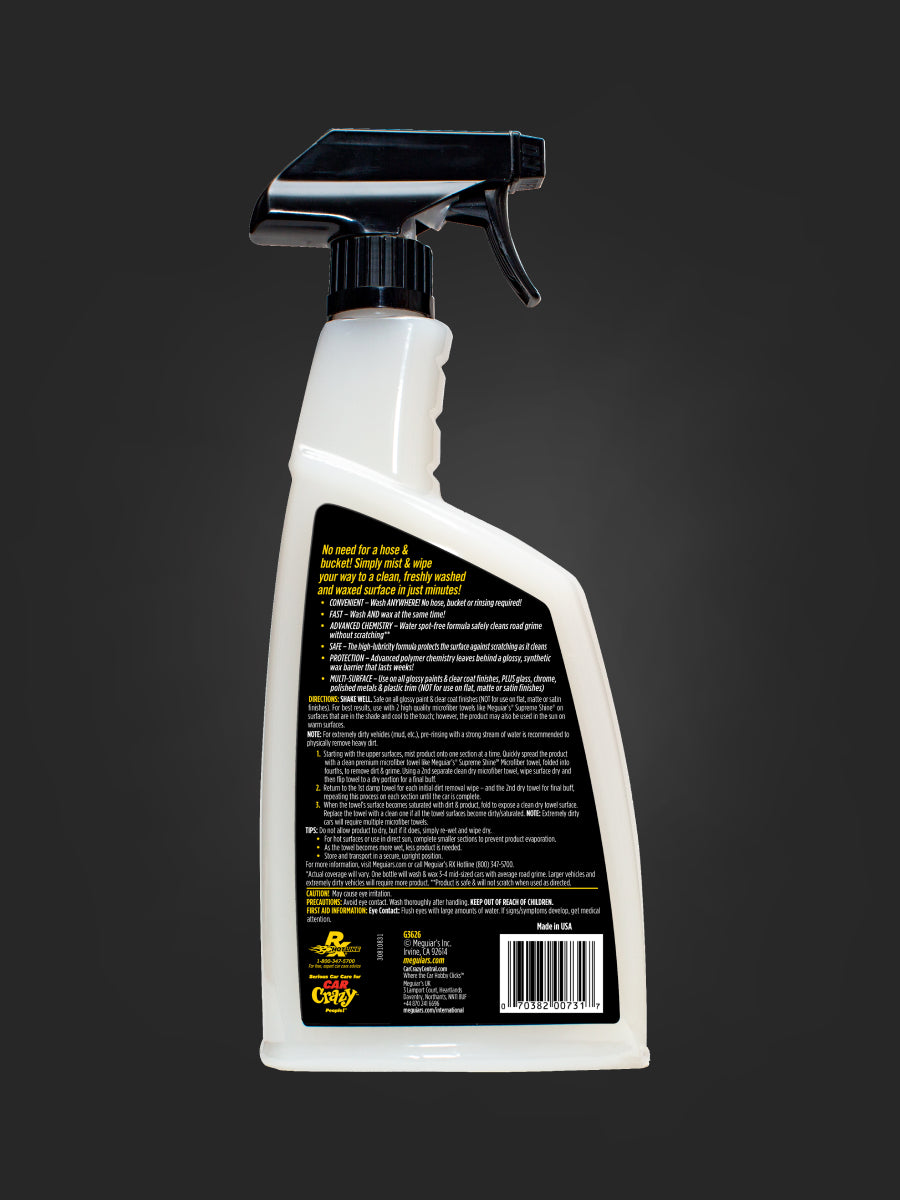 Meguiar's Wash & Wax Anywhere Trigger (26 oz)-2