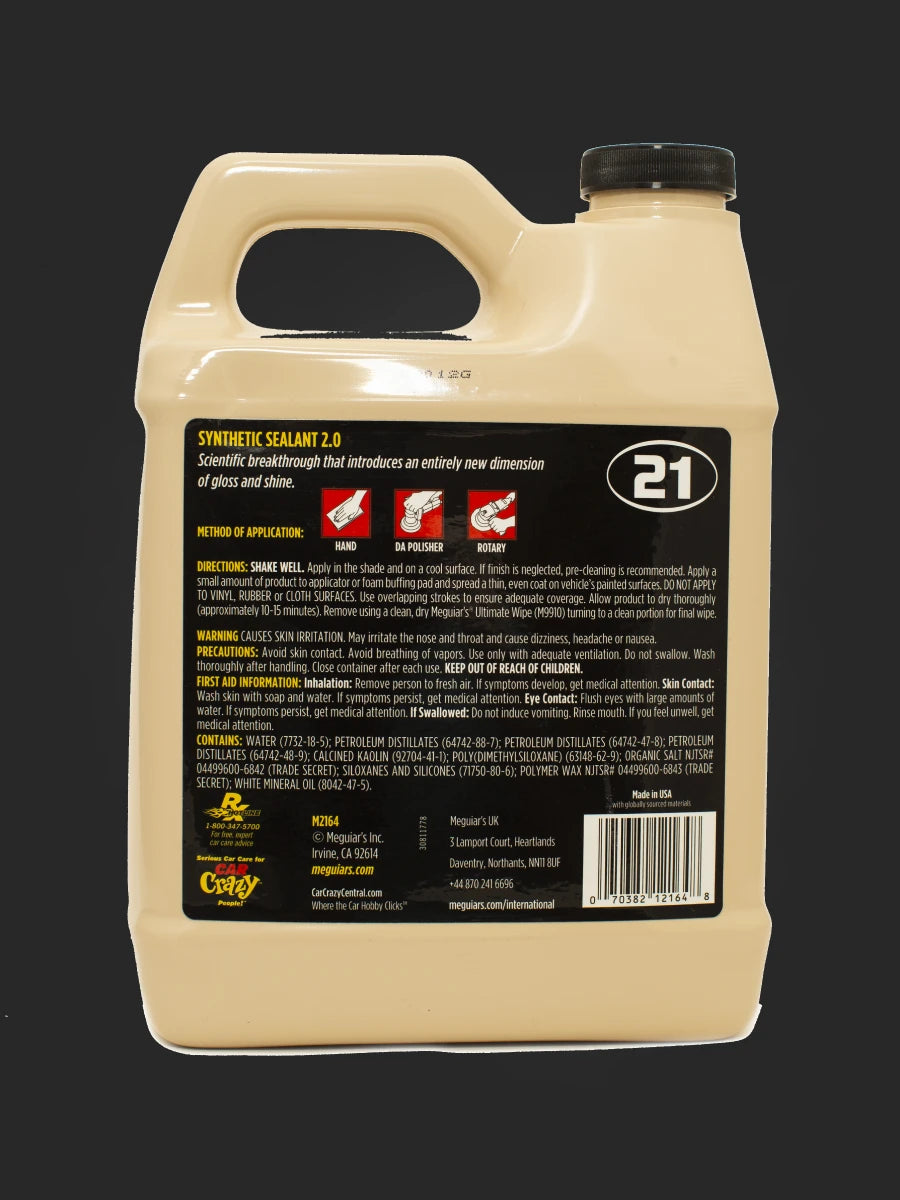 Meguiar's Synthetic Sealant 2.0 (64 oz / 1.89 L)-2