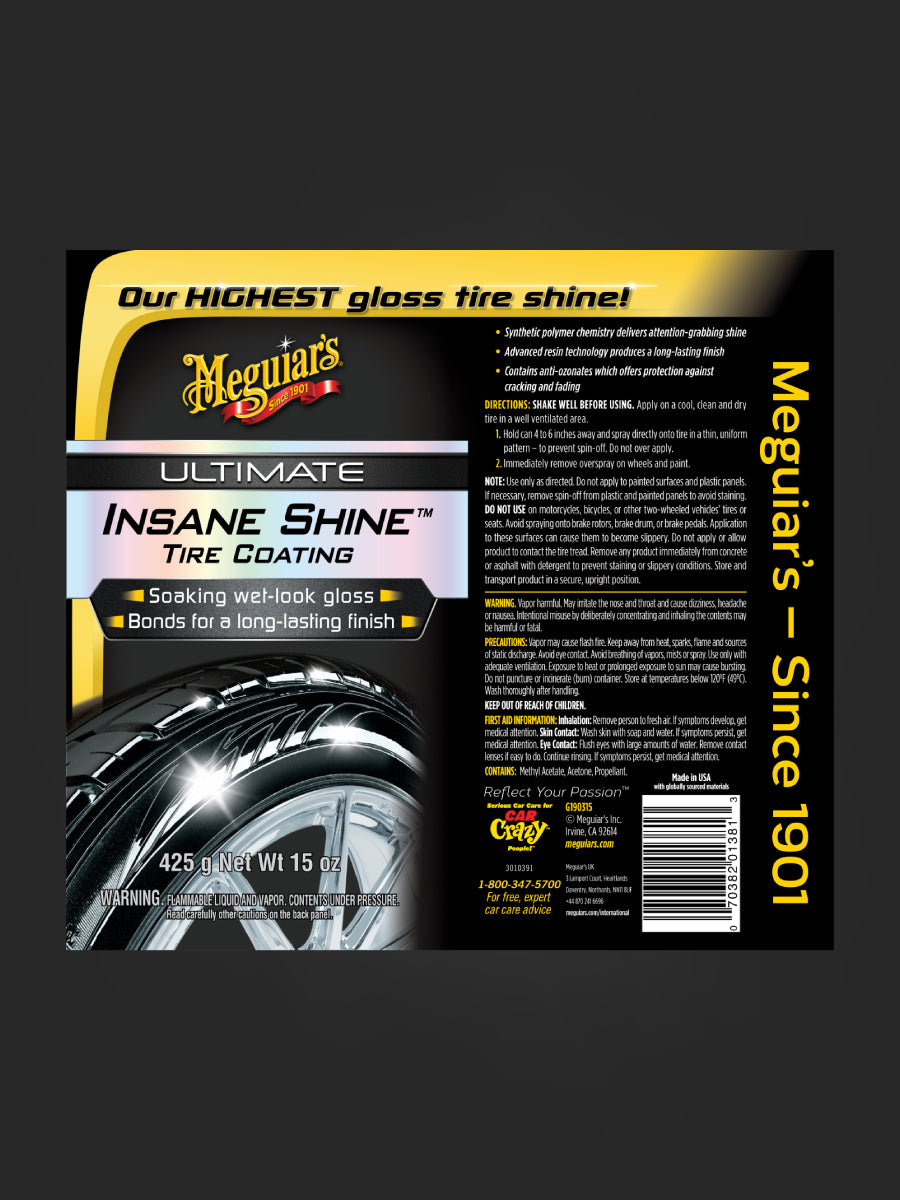 Meguiar's Ultimate Insane Shine Tire Coating (15 oz)-3