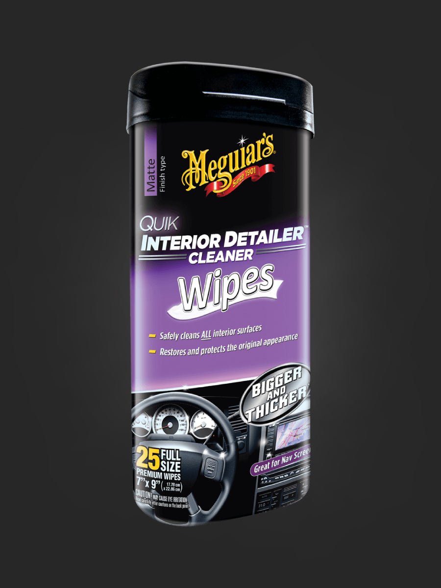 Meguiar's Quik Interior Detailer Wipes (30 Pc Can)-1