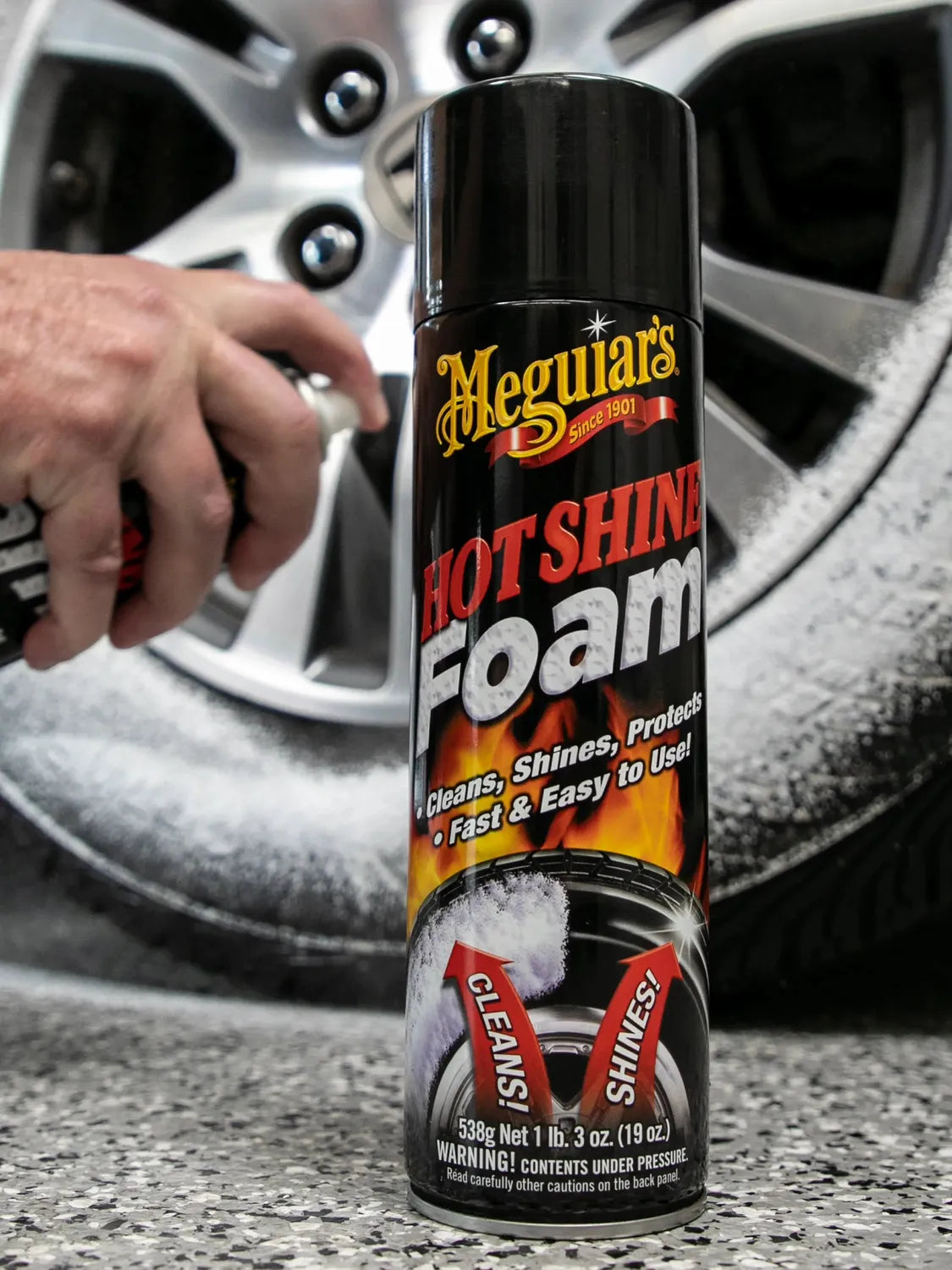 Meguiar's Hot Shine Tire Foam (19 oz)-3