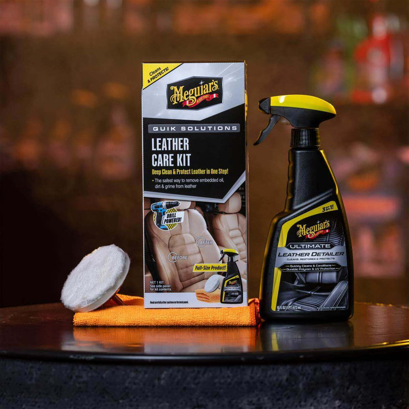 Meguiars Quik Solutions Leather Care Kit-4