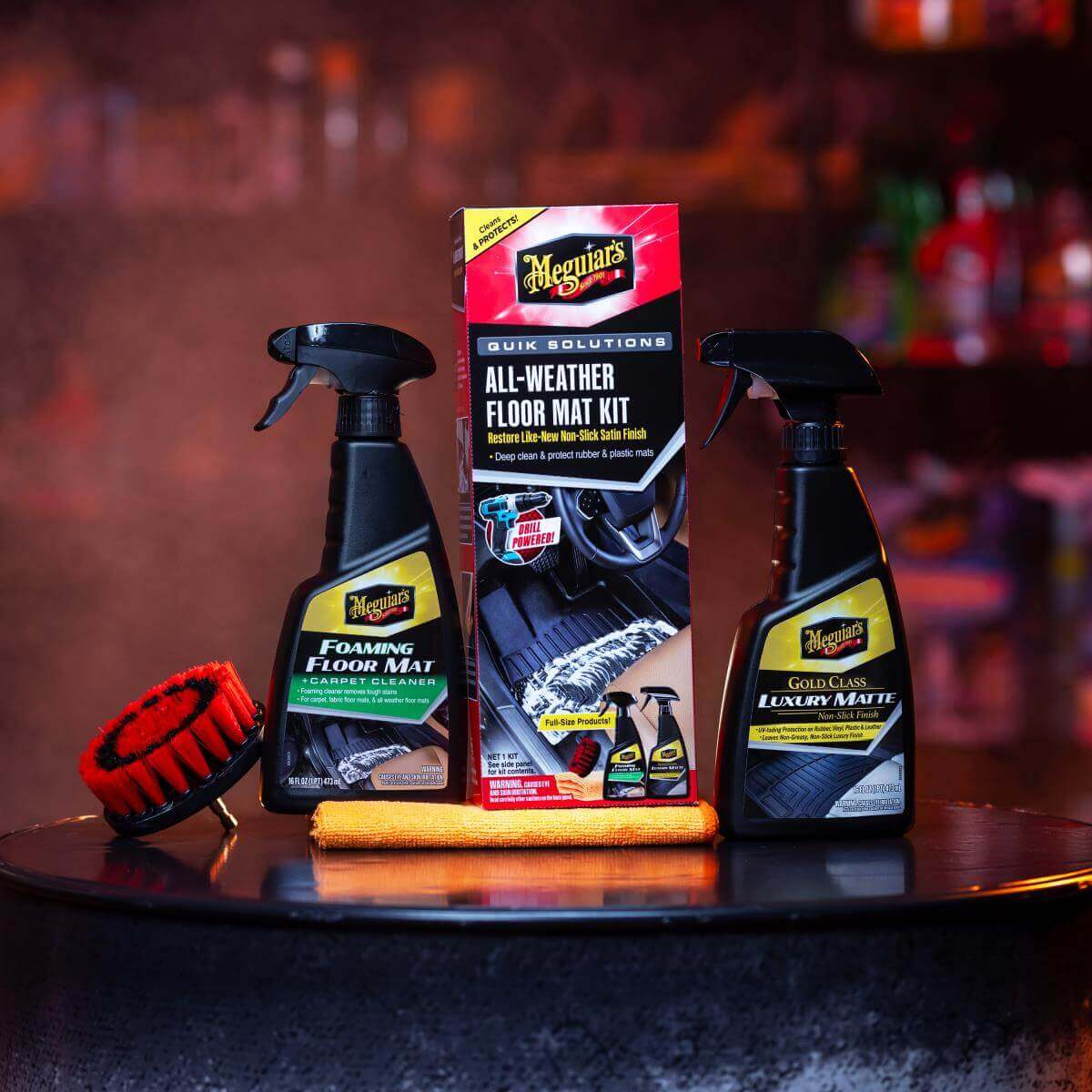 Meguiar's Quik Solutions All Weather Mat Care Kit-4