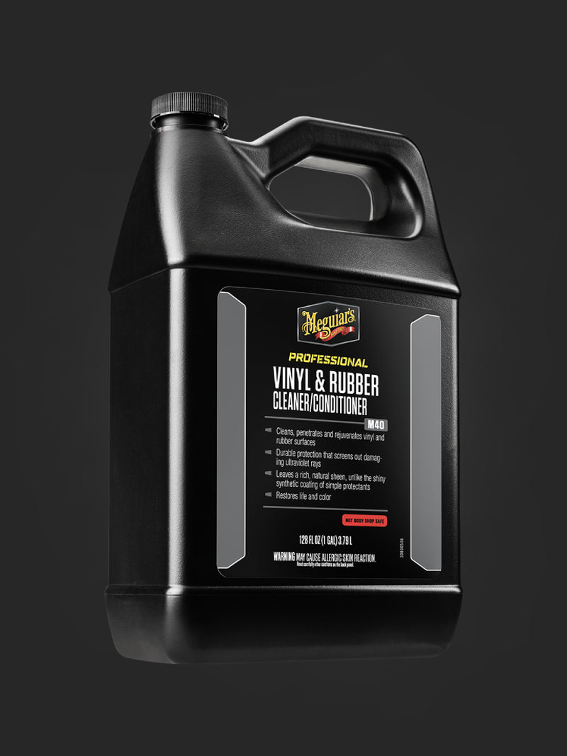 Meguiar's Mirror Glaze Vinyl & Rubber Cleaner & Conditioner, M40 1Gallon-1