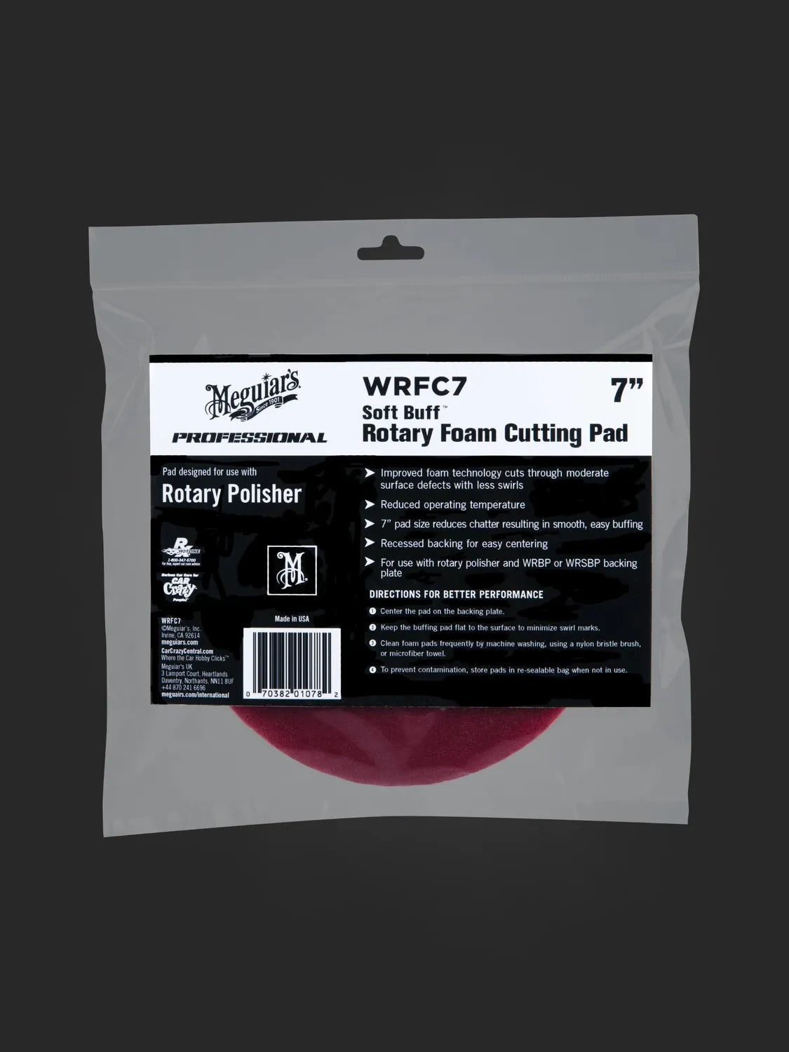 Meguiar's Rotary Foam Cutting Pad 7"-1
